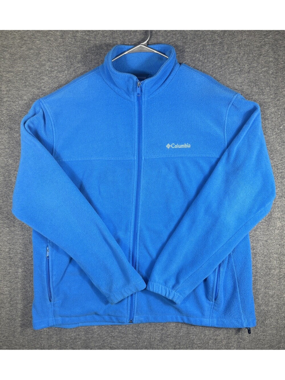 Columbia Fleece Full Zip Jacket Mens Size 2XL Outdoors Hiking